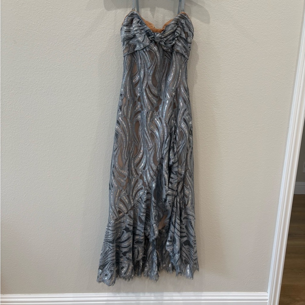 jonathan simkhai NWT grey/silver dress SMALL (size 4)